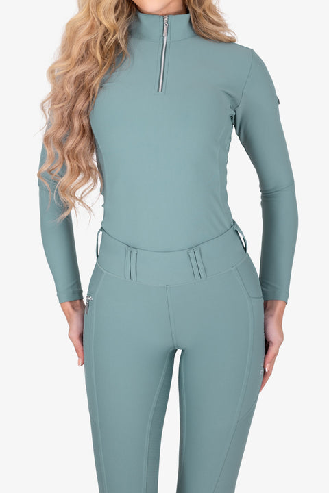 KYLIE - BASE LAYER LONG SLEEVE | DYNASTY GREEN