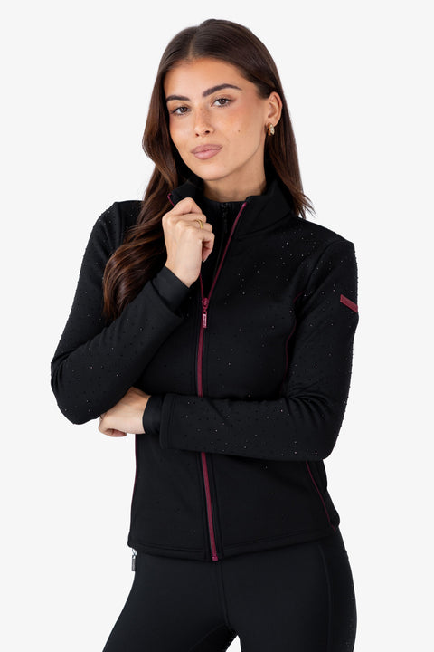 FLORENCE - PERFORMANCE JACKET | BLACK CRYSTAL ROSE BERRY
