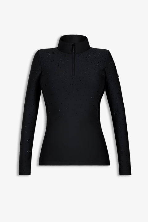 KYLIE - BASE LAYER LONG SLEEVE | BLACK CRYSTALS