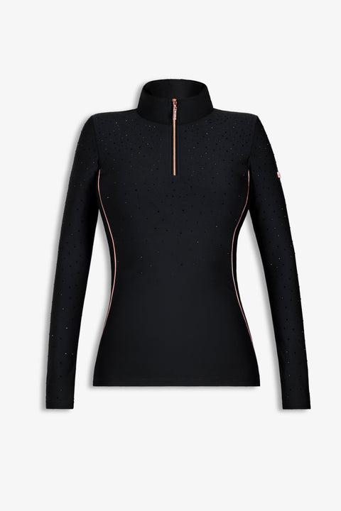 KYLIE - PERFORMANCE BASE LAYER | BLACK CRYSTAL ROSE GOLD