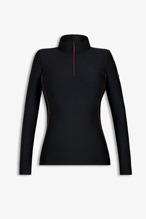 KYLIE - PERFORMANCE BASE LAYER | BLACK CRYSTAL ROSE BERRY