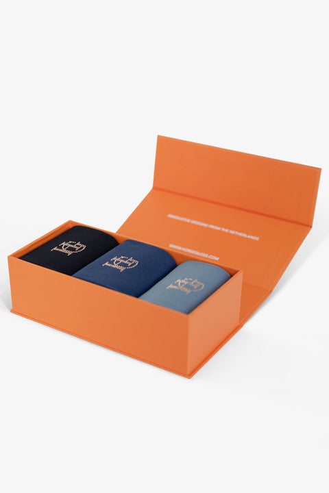 RIDING SOCKS | 3-PACK BLACK NAVY LA MUSE ROSE GOLD
