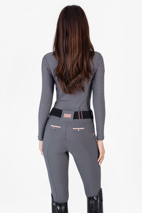KYLIE - PERFORMANCE BASE LAYER | SMOKEY GREY ROSE GOLD