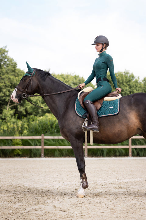 CELINE - JUMPING SADDLE PAD | LA LUNE ROSE GOLD