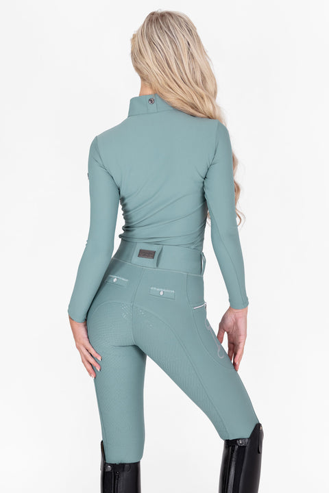 KYLIE - BASE LAYER LONG SLEEVE | DYNASTY GREEN