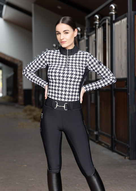 GINNY - SNAFFLE BIT BELT | BLACK SILVER