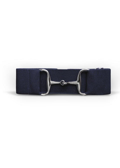 GINNY - BELT | NAVY SILVER