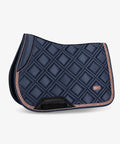 CELINE - JUMPING SADDLE PAD | GRAND PRIX BLUE ROSE GOLD